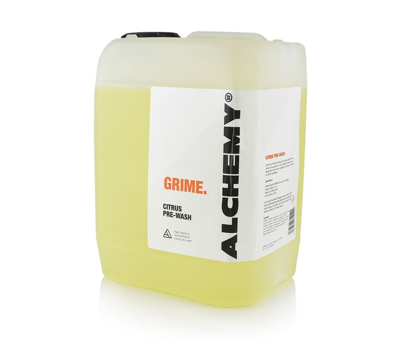 Alchemy Grime Citrus Pre-Wash - 5 Litres