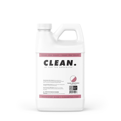 [CL-CSS128] CLEAN. Ceramic Spray Sealant - 3.78 Litres 128oz