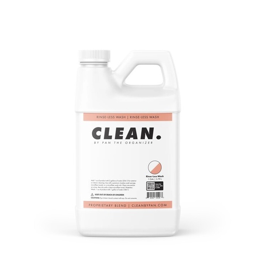 [CL-RW128] CLEAN. Rinse-Less Wash - 3.78 Litres 128oz